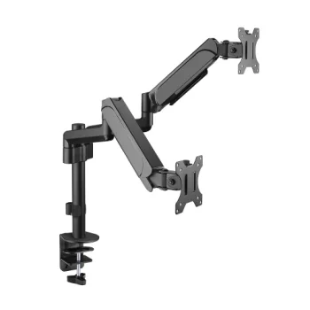 Dual Monitor Arm Mount 17"-32" Spring-Assisted Black