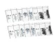 Maclean MC-703 Ceiling Mount Bracket for Two TVs, 23-75\", 50kg, Black
