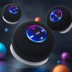 Mini Wireless Bluetooth Speaker with Suction Cup, IPX4, Black