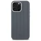 Mercedes iPhone 16 Pro Max Case Silicone Vertical Tonal Stripes MagSafe, Gray
