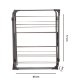 ModernHome Vertical 3-Tier Clothes Drying Rack, 15m Drying Space
