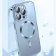Wozinsky Samsung Galaxy S24 FE Case Electroplated Magsafe, Silver