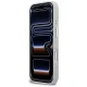 Karl Lagerfeld Croco KL Script Logo MagSafe Phone Case Cover iPhone 17 Pro - Silver