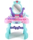 Large Kids Vanity Set for Girls with LED Mirror and Sound Effects 008-937