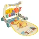 Bibi-inn 2-in-1 Baby Play Mat and Activity Walker with Piano, Grey