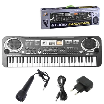Kids Keyboard Piano with Microphone 61 Key for Beginners