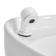 Hairdressing Wash Unit Gabbiano Porto White and Grey