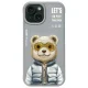 Nimmy Cool&Cute 2.0 Bear Case for iPhone 15 6.1\" - Gray