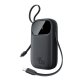 Baseus EnerFill FC31 10000mAh 45W Power Bank with USB-C and Lightning Cables - Black