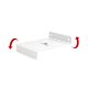 Maclean MC-107 W Under-Desk Cable Organizer, 5kg, White