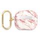 Чехол Guess AirPods 3 Marble Strap Collection Розовый