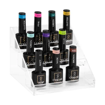 Transparent Nail Polish Display Stand C25 Organizer