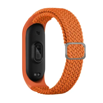 Braided Nylon Strap for Smart Band M3/M4/M5/M6, Orange
