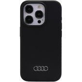 Apple iPhone 15 Pro Max 6.7'' Audi Silicone Case Cover, Black