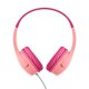 Belkin SoundForm Mini Kids Wired On-Ear Headphones, Pink