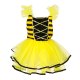 Kids Bee Costume for Girls with Wings and Headband, 3-Piece Fancy Dress Set