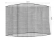 Malatec Mosquito Net for Garden Parasol 3m, Black