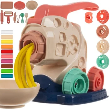 Kruzzel 00022526 Play Dough and Pasta Machine Set