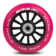 Soke Scooter Wheels 100 mm with ABEC 9 Bearings, 2 Pack, Ruby