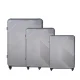 Hardshell Luggage Set 3-Piece with Spinner Wheels Trizand 26662, Grey