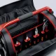 KNIPEX Tool Bag with Steel Handle and Shoulder Strap, Black