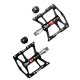 Rockbros JT410 Bicycle Pedals with 4 Bearings, Black