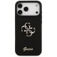 Guess Silicone Big 4G Script Phone Case Cover iPhone 17 Pro Max - Black