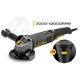 Angle Grinder 1200W Variable Speed 125mm 10 Discs Humberg Hm-411