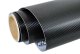 3D Carbon Fibre Vinyl Wrap Roll 1.52x30m, Black