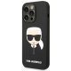 Karl Lagerfeld Silicone Karl\'s Head Case for iPhone 14 Pro Max, Black