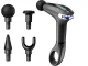 Back and Body Massage Gun with 4 Attachments, 30W, Black