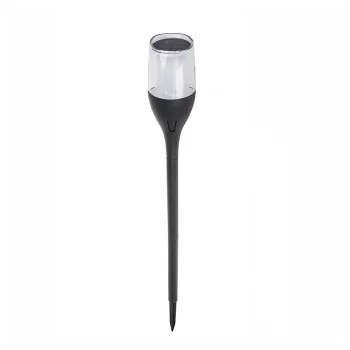 Solar Garden Torch Light with Flickering Flame Forever Light FLS-230, Black