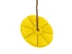 Kids Flower-Shaped Garden Swing Seat Yellow
