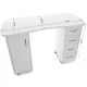 Manicure Desk 2027 with Two Cabinets, White
