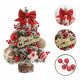 Pre-Decorated Artificial Mini Christmas Tree 45cm Tabletop Decor