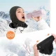 Qunature 13230023011 Winter Ski and Bike Balaclava, Size L, Black