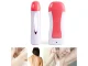 Roll On Waxing Kit with Wax Warmer, Cartridge and Strips, Pink and White