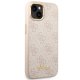 Guess iPhone 13 / 14 / 15 Case 4G Vintage Gold Logo, Pink