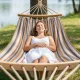 Mountain Goat Two-Person Garden Hammock with Spreader Bars 260x150 cm, Sand