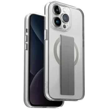 Uniq Heldro Mag Case for iPhone 15 Pro Max, Transparent