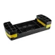 4Fizjo Standard 3-Level Aerobic Step, Black/Yellow