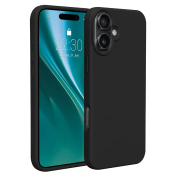 Etteri Silicone Case for iPhone 16 Plus Black