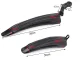 Bicycle Mudguards Front and Rear Set, 2 pcs, Black