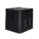 Portable Folding Camping Toilet 20L Travel Potty with Bags, Black
