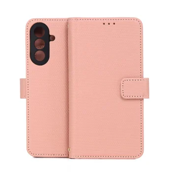 Smart Triangle Wallet Case for Samsung Galaxy A17 4G / A17 5G / A26 5G, Pink