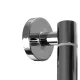 Silver Loft-Style Bathroom Towel Rack Ruhhy with 4 Rotating Arms