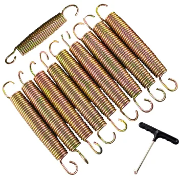 Trampoline Springs 165mm, Set of 10 with Spring Puller Tool