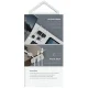 Uniq Pod Mag magnetic cable organizer + base dark gray/charcoal dark gray
