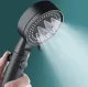 Shower Head, 5 Spray Modes, Black