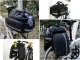 Large Bicycle Pannier Rack Bag 30L Black